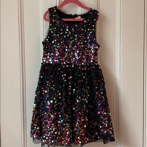 Holiday time - Sequin party dress.